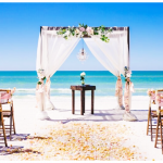 trang trí tiệc cưới theo phong cách biển